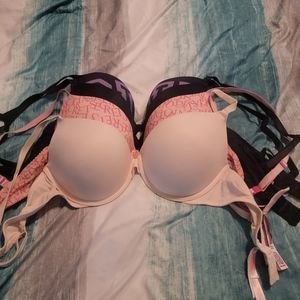 Victoria Secret and Pink push up bras 34D